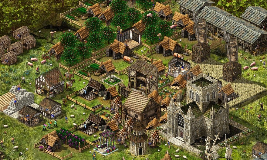 графика stronghold kingdoms