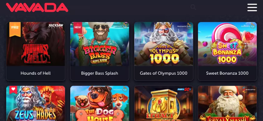 Мобильная версия Vavada Casino для игры на деньги